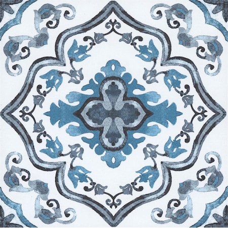 Floorpops Marrakesh Peel & Stick Floor Tiles, Blue FP3932